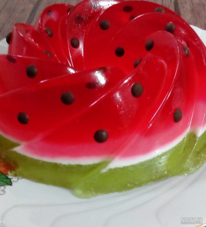 عکس تزیین ژله برای شب یلدا