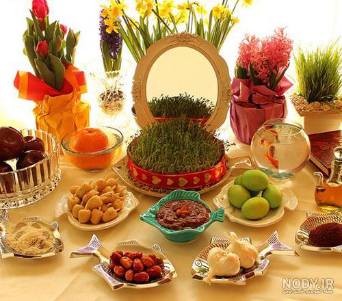 عکس سفره هفت سین ۹۹ عکس سفره هفت سین ۹۹