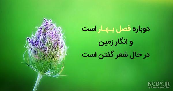 عکس نوشته فصل بهار زیبا عکس نوشته فصل بهار زیبا