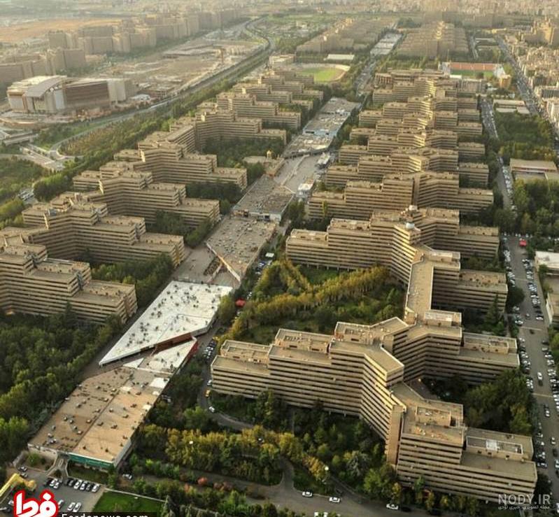 عکس هوایی تهران سال 1335 عکس هوایی تهران سال 1335
