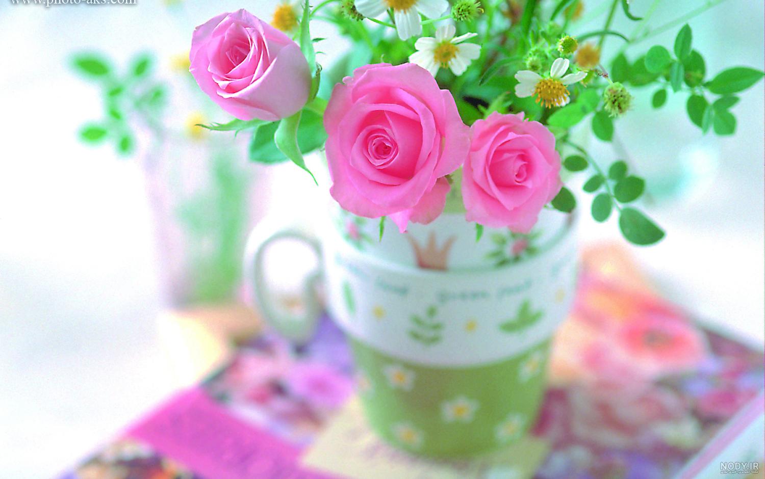 عکس گل با نوشته زیبا عکس گل با نوشته زیبا