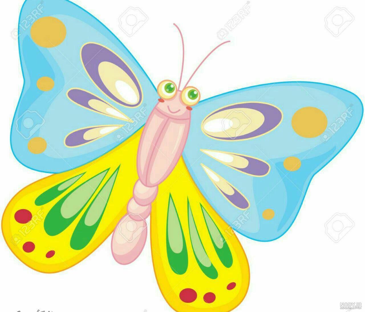 نقاشی پروانه سخت نقاشی پروانه سخت