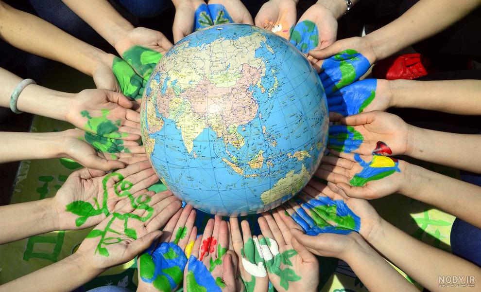 نقاشی کره زمین برای پیش دبستانی