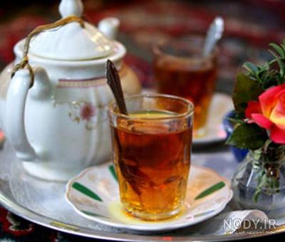 متن در مورد چایی برای استوری