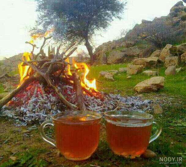 متن در مورد چایی برای استوری