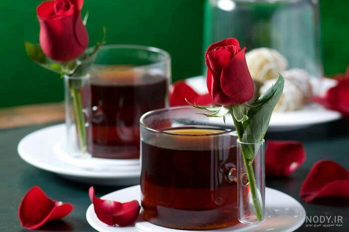 متن در مورد چایی برای استوری