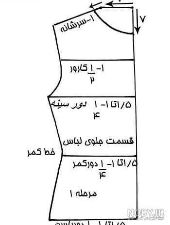 الگو مانتو جلو باز گشاد الگو مانتو جلو باز گشاد