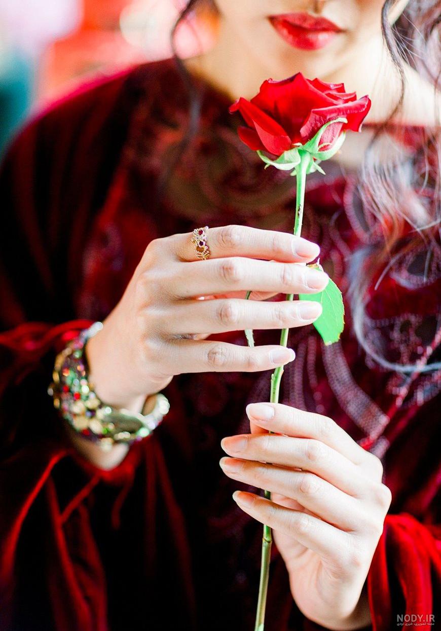 عکس دخترونه گل