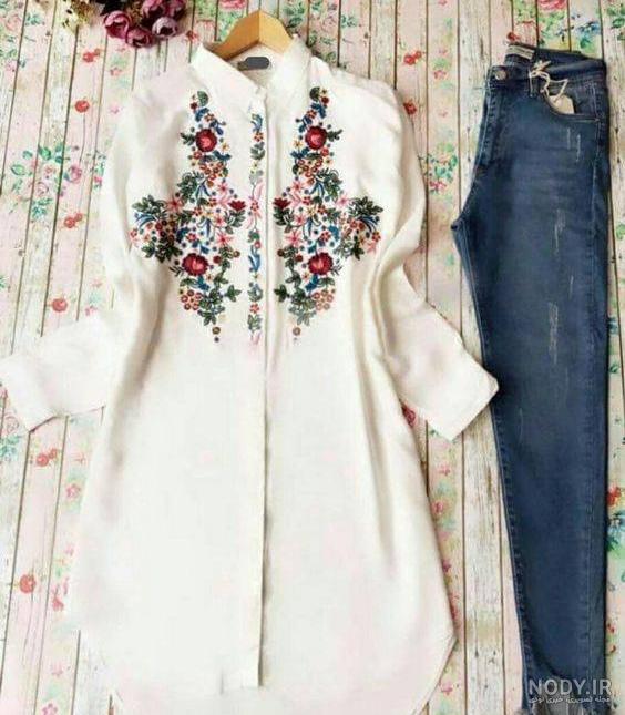 عکس مانتو شلوار شیک مجلسی