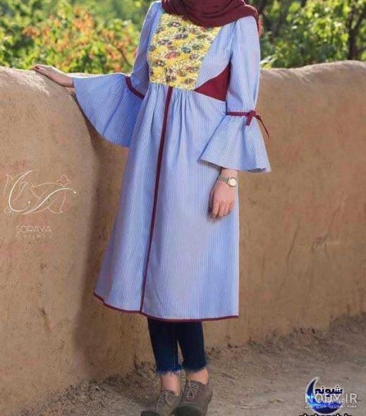 مدل مانتو ساده نخی مدل مانتو ساده نخی