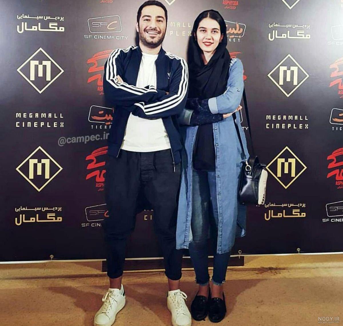 عکس محمد نوید زاده با همسرش عکس محمد نوید زاده با همسرش