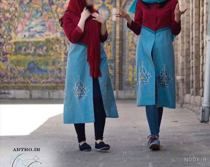 عکس مانتو سنتی مشکی