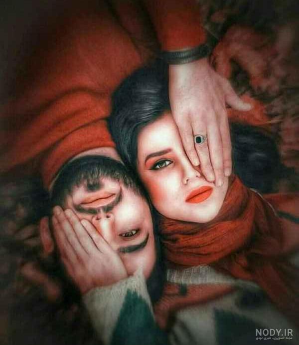 عکس نوشته پروفایل عاشقانه زن و شوهر