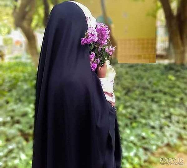 عکس یک دختر با حجاب برای پروفایل