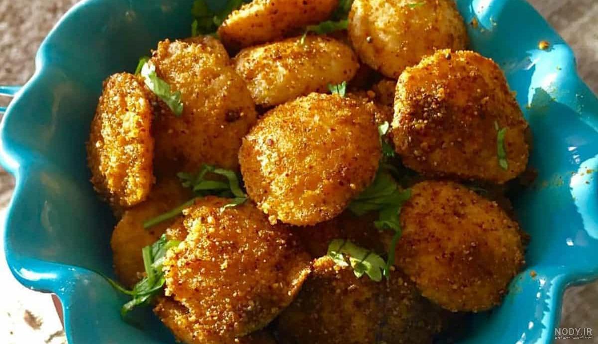 طرز تهیه ناگت با مرغ پخته طرز تهیه ناگت با مرغ پخته