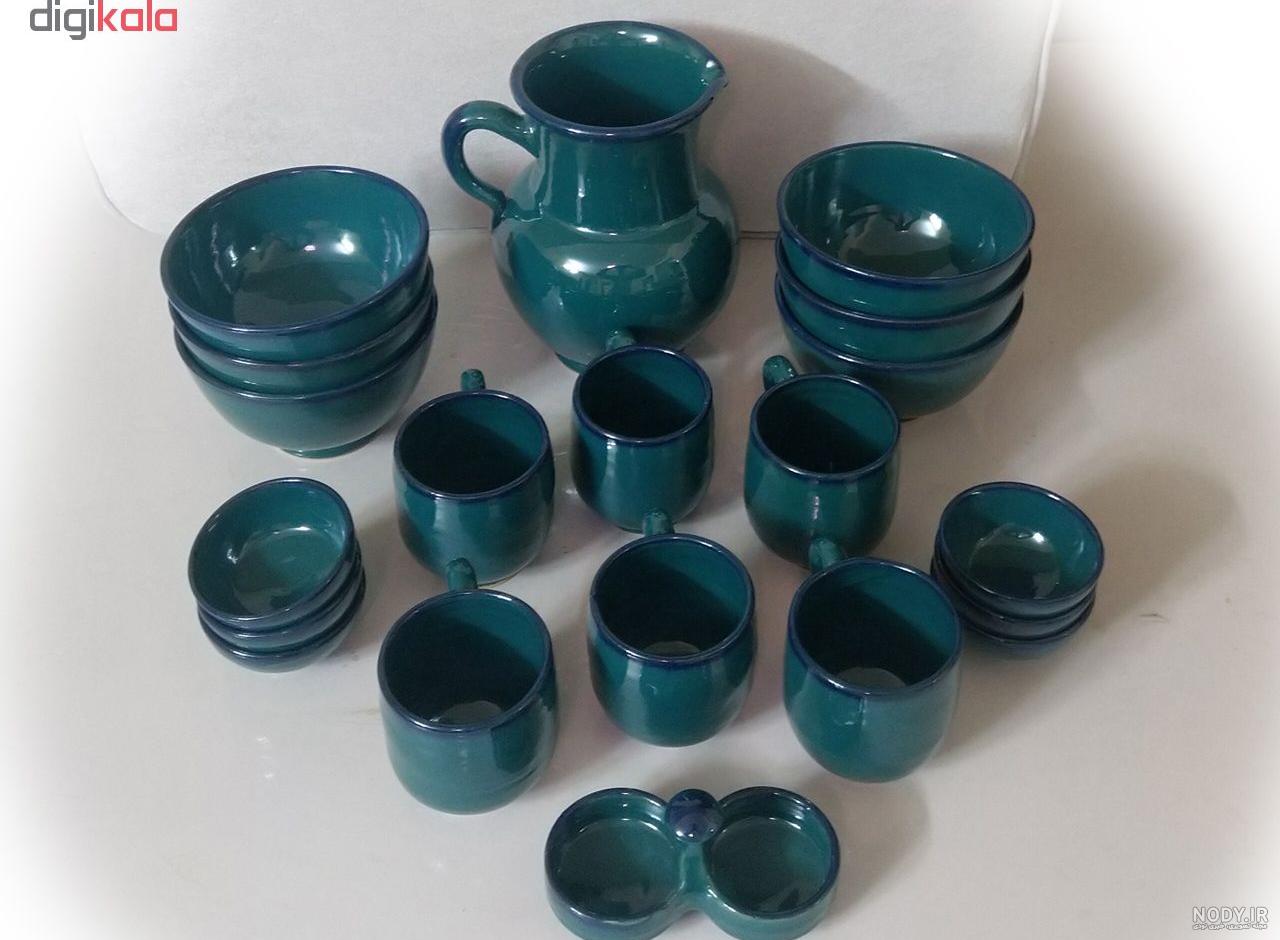 ظروف سفالی گلدار ظروف سفالی گلدار