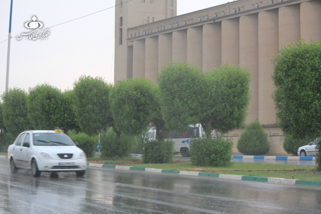 عکس باران قزوین