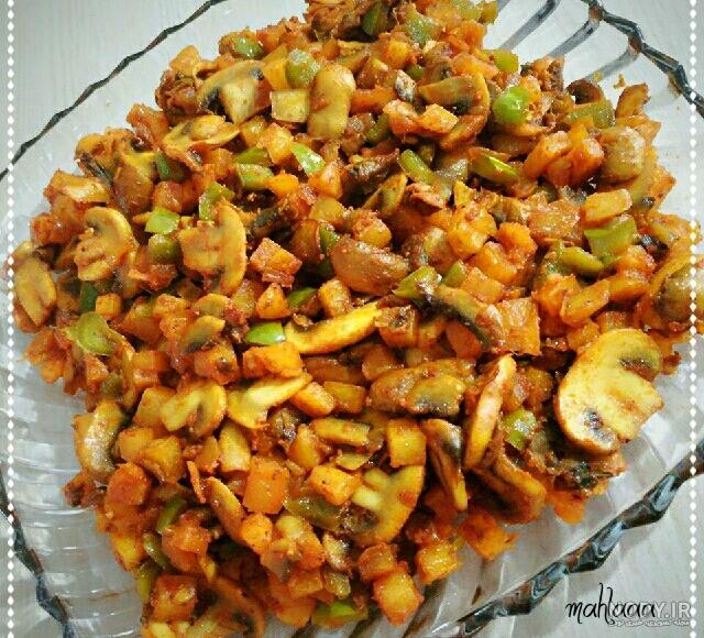 عکس تزیین غذا با قارچ عکس تزیین غذا با قارچ