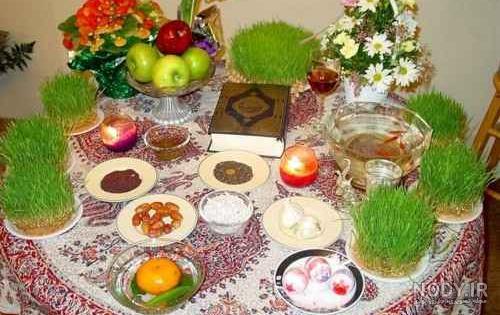 عکس سفره هفت سین جدید عکس سفره هفت سین جدید