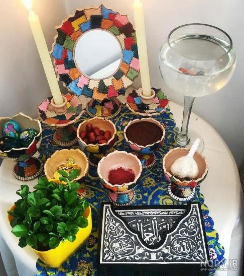 عکس سفره ی هفت سین در خانه