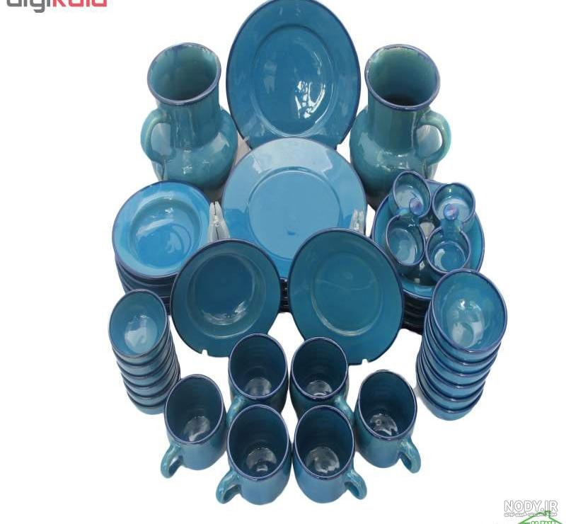 عکس ظروف سفالی رنگی عکس ظروف سفالی رنگی