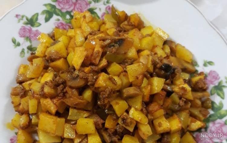 عکس غذا قارچ سوخاری عکس غذا قارچ سوخاری