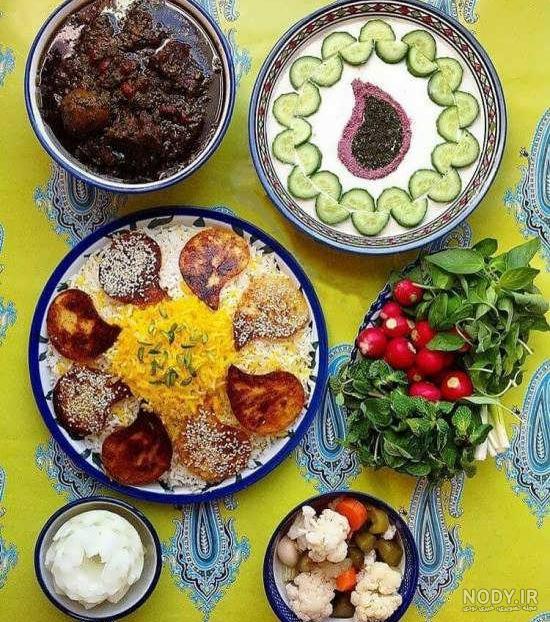 عکس قورمه سبزی با برنج