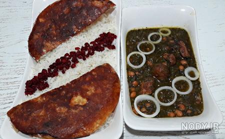 عکس قورمه سبزی خانگی