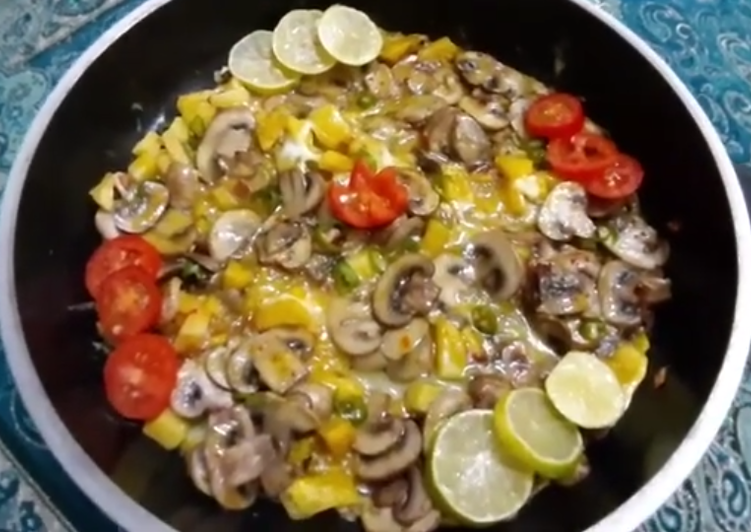 غذا با قارچ و بادمجان غذا با قارچ و بادمجان
