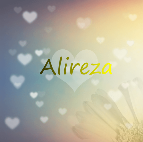 نوشته علیرضا به انگلیسی