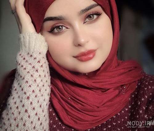 عکس از دختر با حجاب زیبا