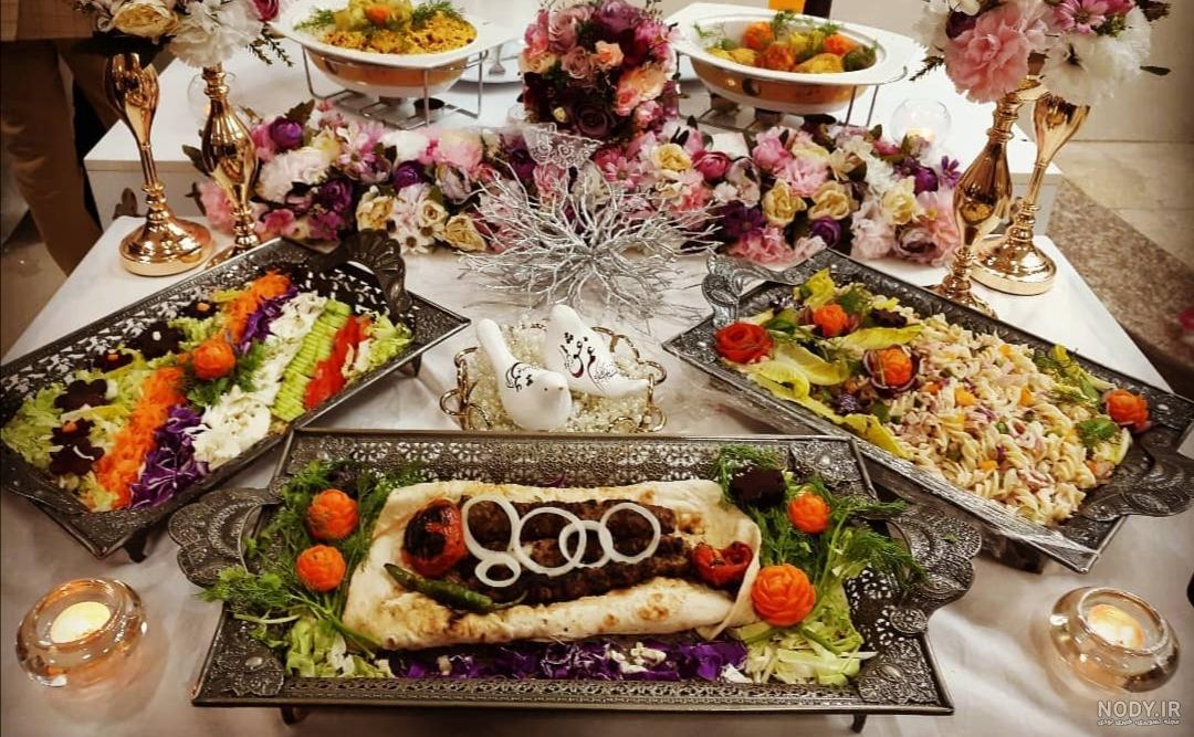 عکس غذای عروس