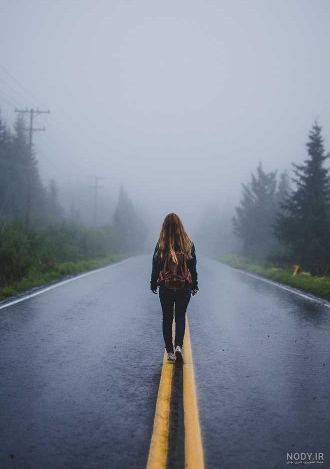 عکس پروفایل دخترونه طبیعی نیمرخ