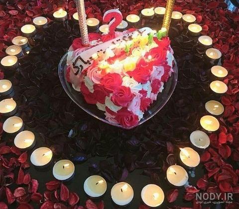 دانلود عکس کیک همسرم تولدت مبارک
