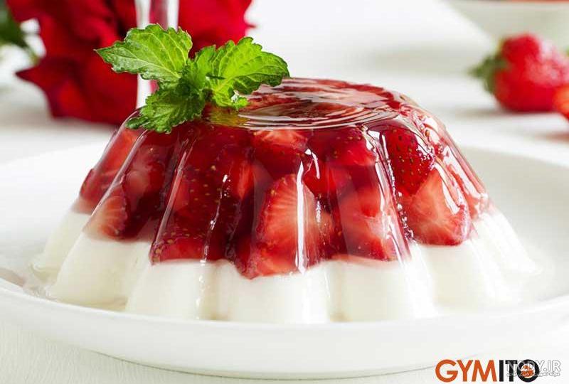 انواع ژله ساده بدون قالب