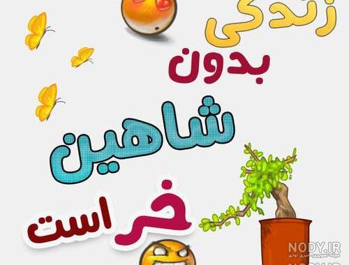 دانلود عکس نوشته اسم شاهین