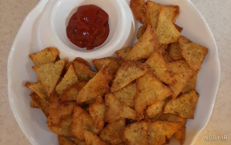 طرز تهیه چیپس خانگی با فر