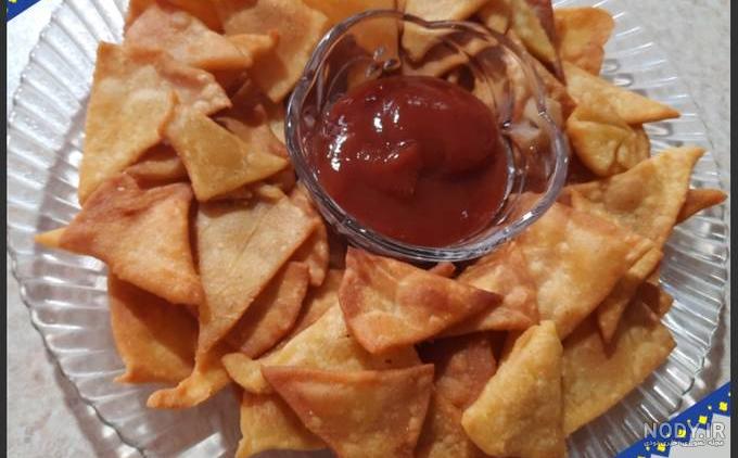 طرز تهیه چیپس پیاز جعفری خانگی
