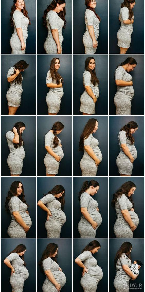 عکس شکم حاملگی
