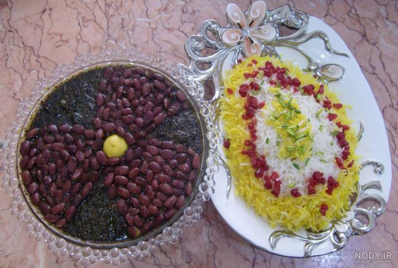 عکس قورمه سبزی در قابلمه