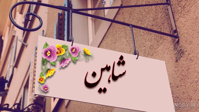 عکس نوشته برای اسم شاهین