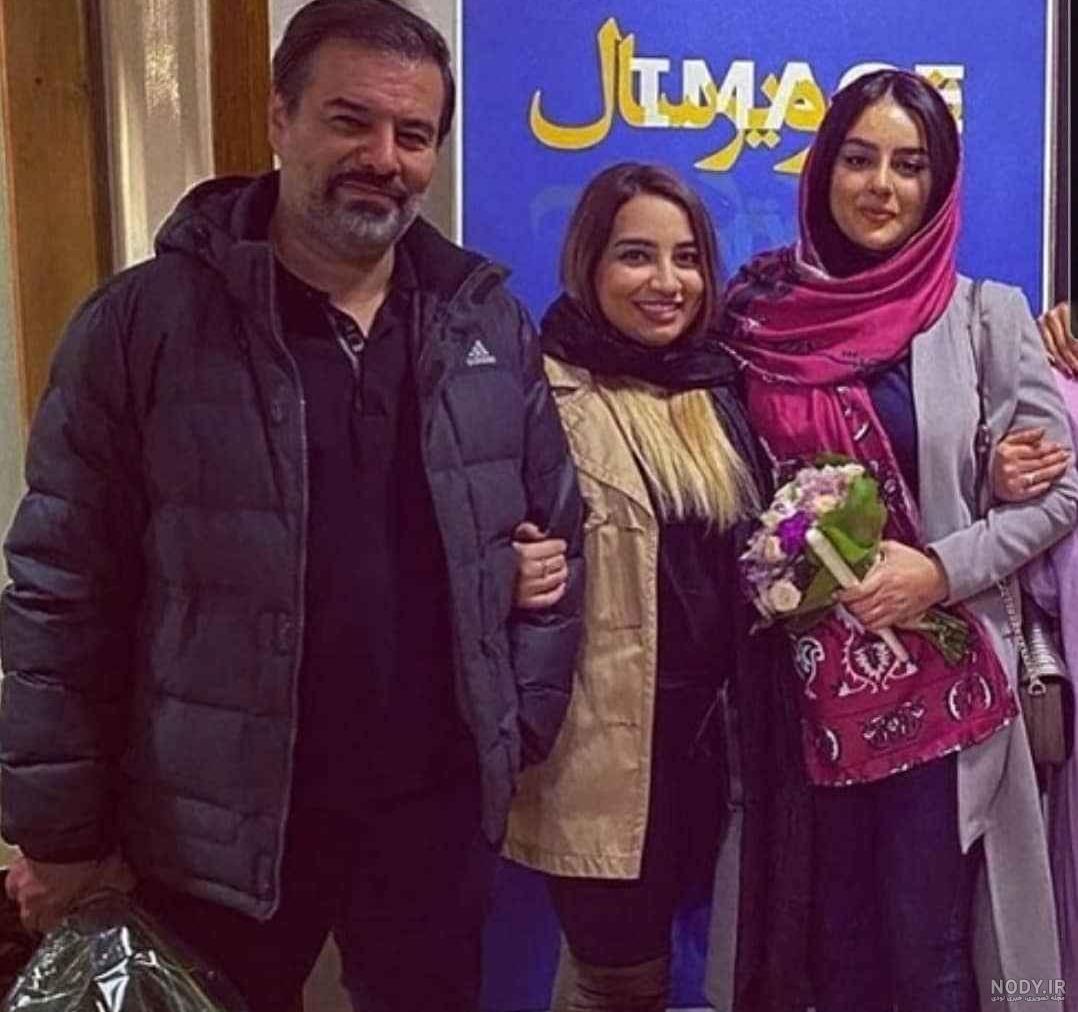 عکس پیمان قاسم خانی با میترا ابراهیمی