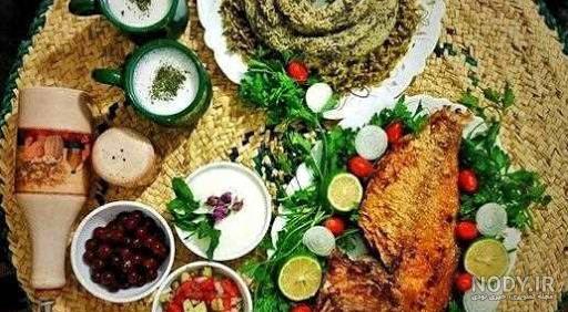 غذای شب عید نوروز در جدول