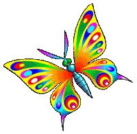 نقاشی پروانه رنگی