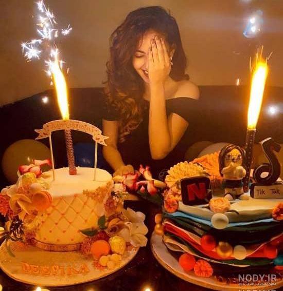 ژست عکس تولد دخترانه لاکچری
