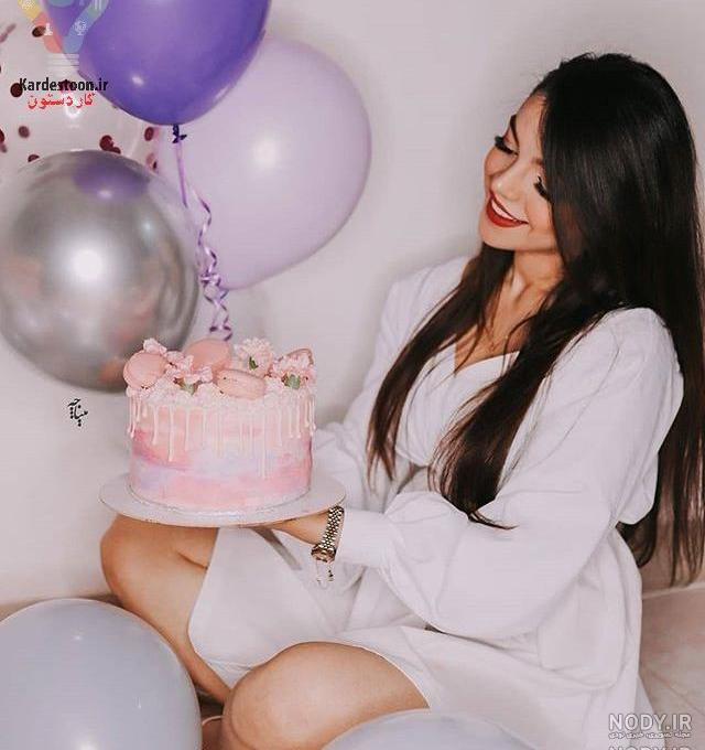 ژست عکس تولد زن و شوهری