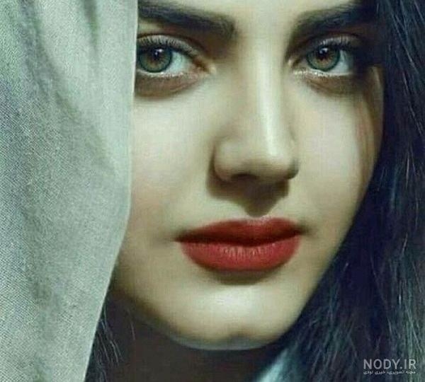 عکس دختر زیبا چشم عسلی