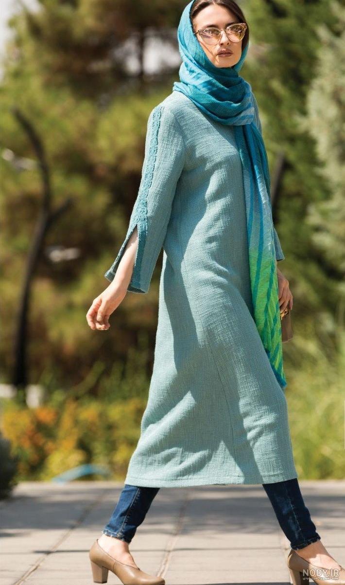 مدل مانتو برای افراد چاق و شکم دار