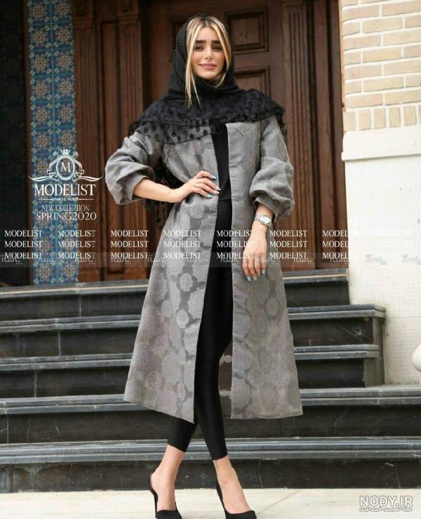 مدل مانتو ژاکارد کتی جدید