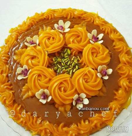 آموزش تزیین حلوا